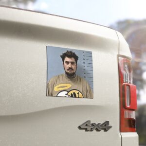 Putagirlon Pago Mugshot Car Magnets, Sticker